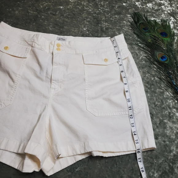 J.crew Cream Shorts - Picture 7 of 8